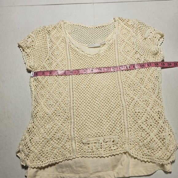 Crochet top with tank lining. Unknown size and brand - Picture 8 of 9